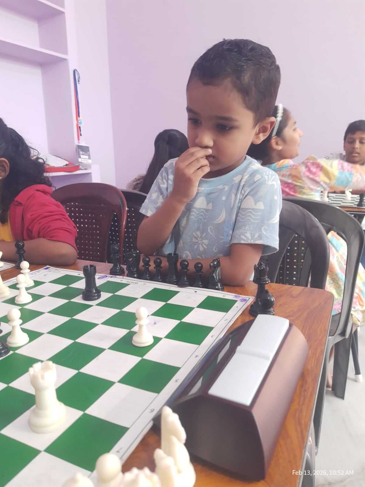 Student receiving certificate